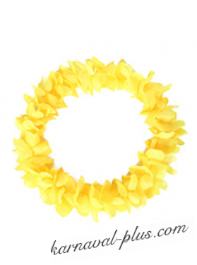 Ожерелье гавайское Лепестки желтые